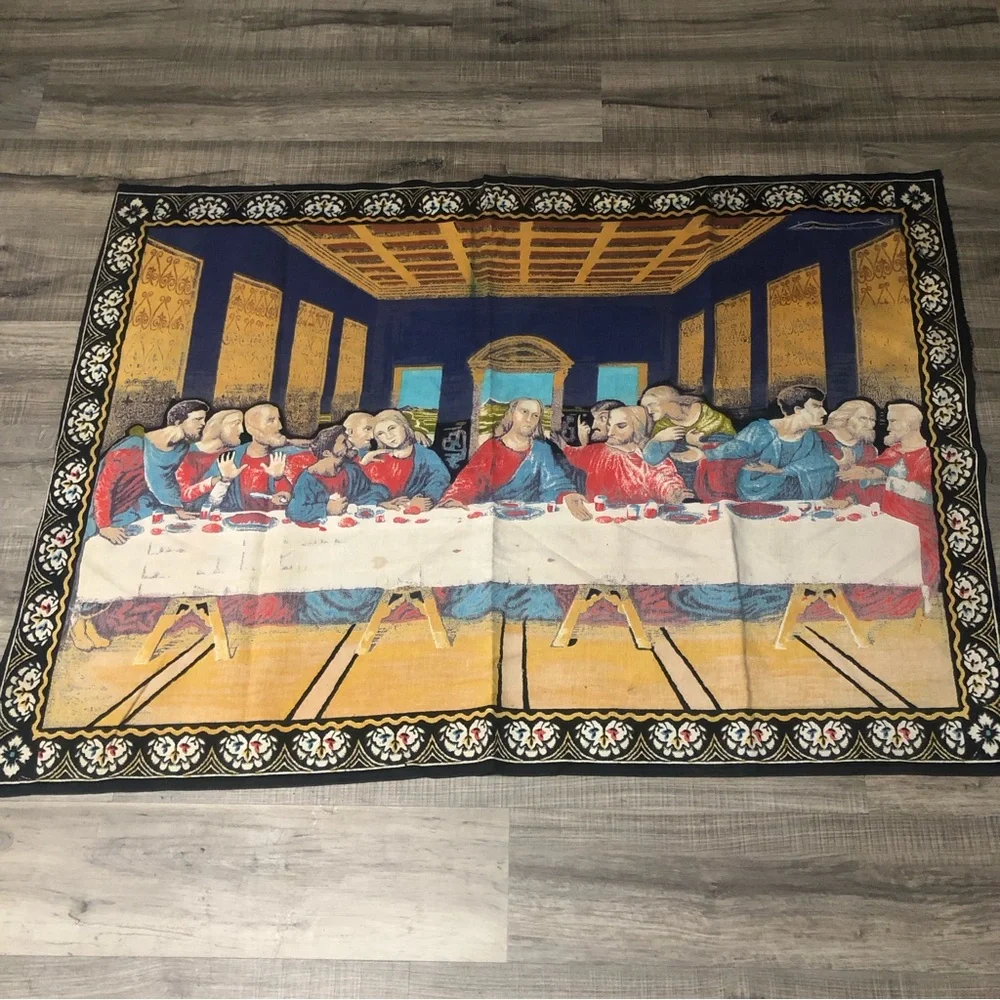 The Last Supper vintage tapestry